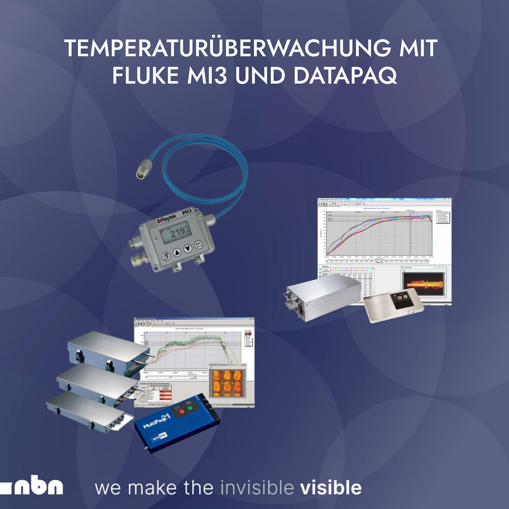 Slider - Temperaturüberwachung mit FLUKE MI3 und DATAPAQ Tracker Systemen
