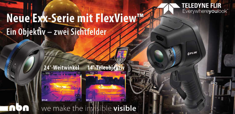 FLIR - Neue Exx-Serie mit FlexView Objektiv, Neue Ex-Serie, …