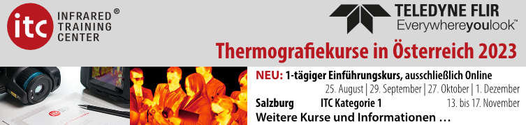 Thermografie/Infrarottechnik Einführungskurse