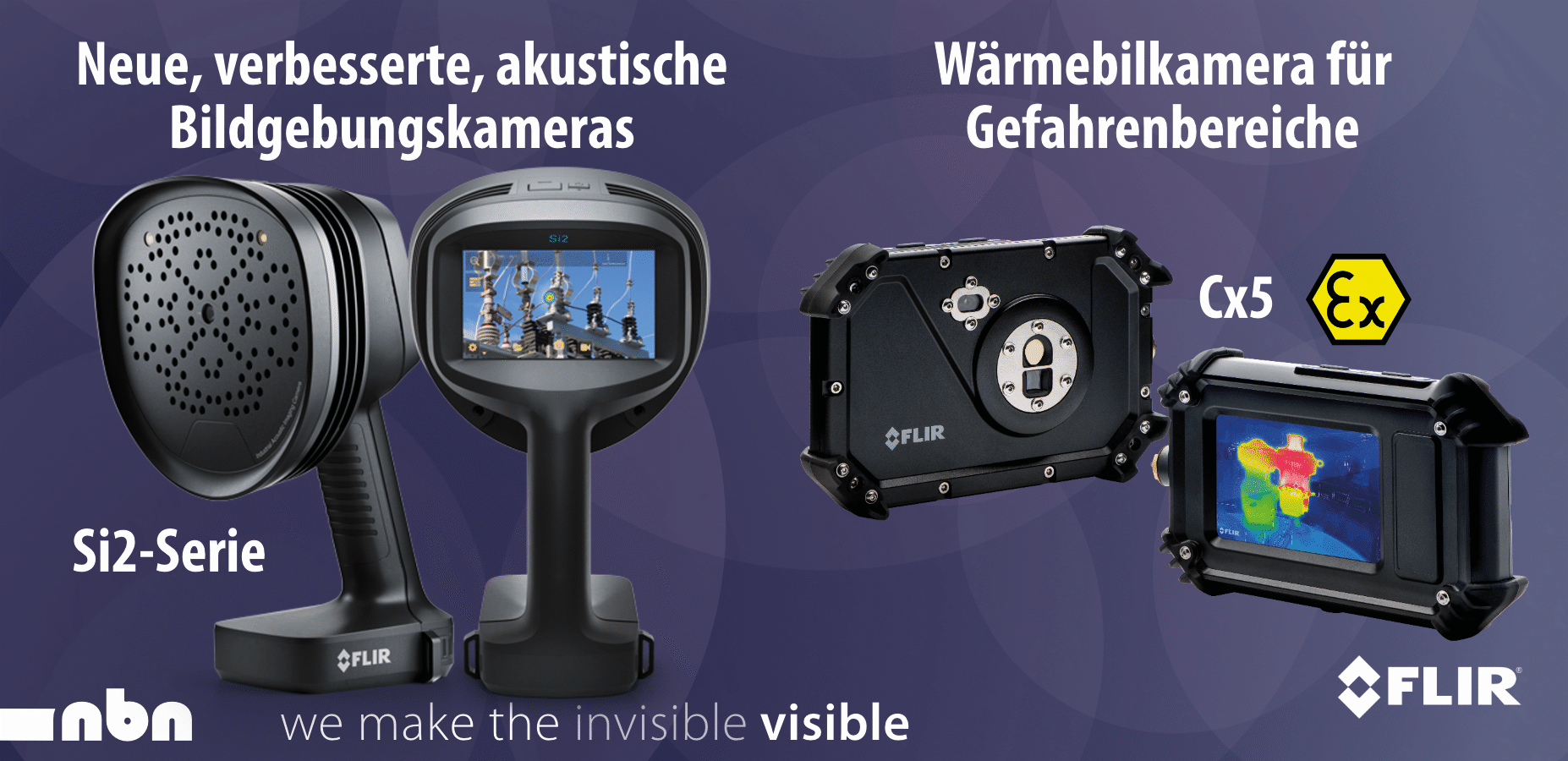 Akustikkamera und ATEX Thermokamera