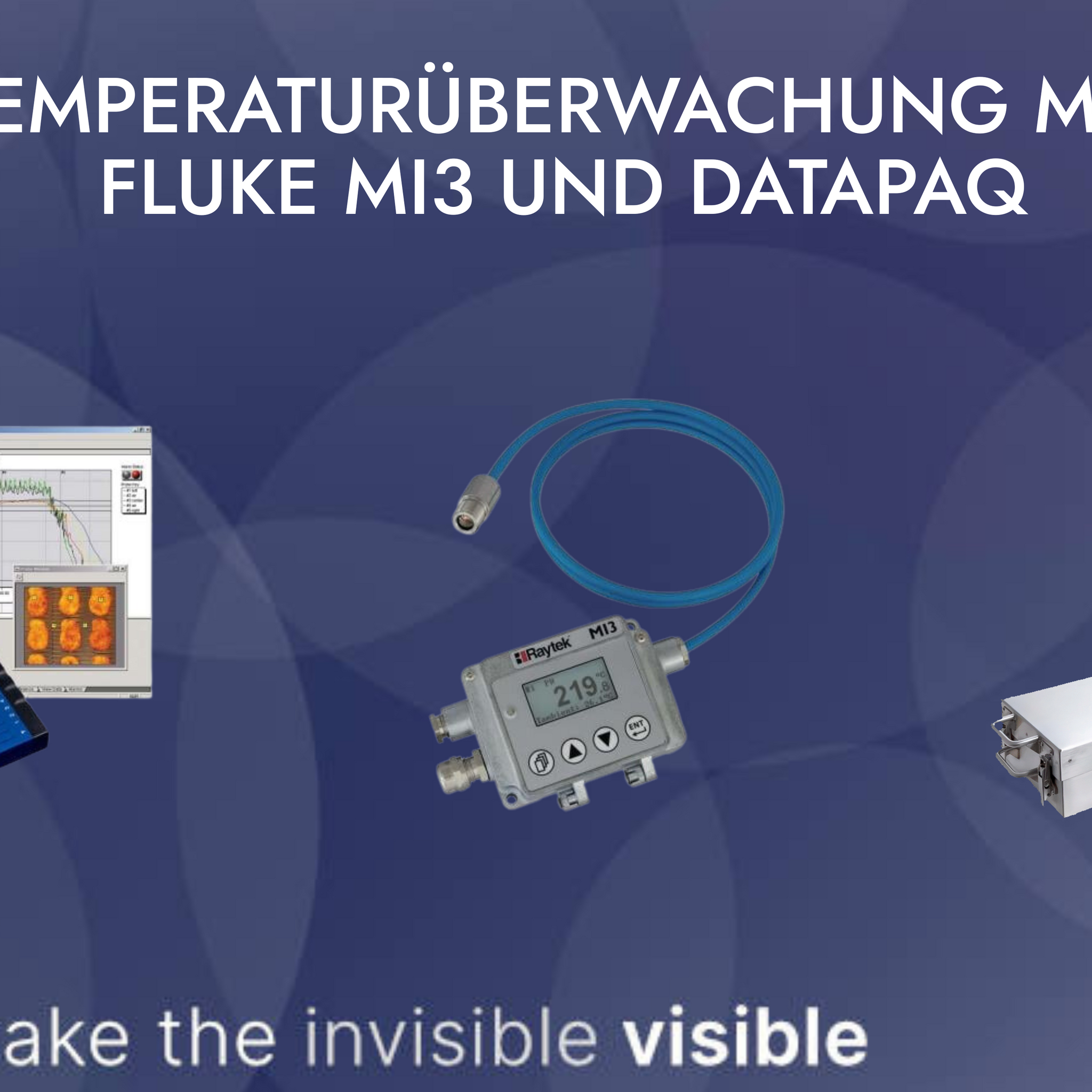 Temperaturüberwachung mit Fluke MI3 und Datapaq Tracker Systemen