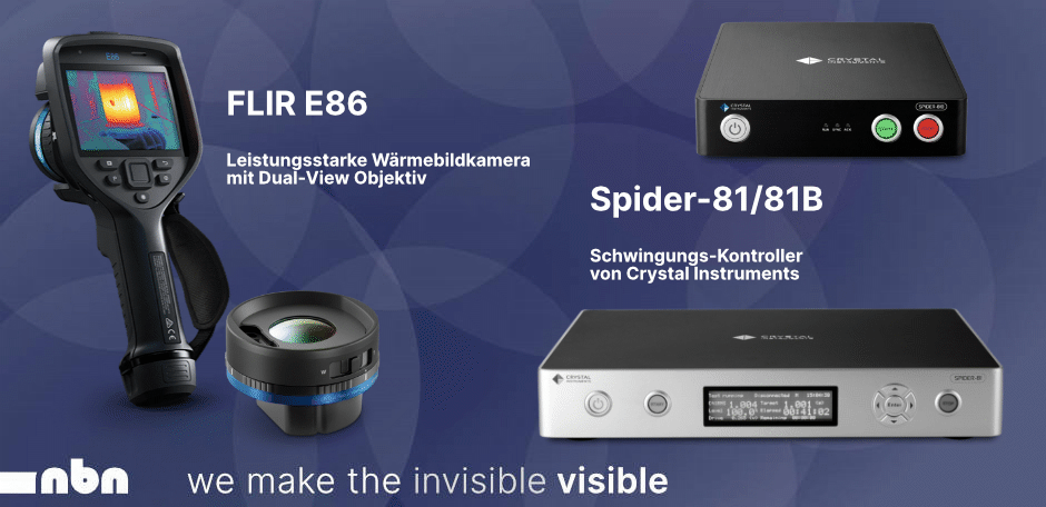 FLIR E86 & Crystal Instruments Spider-81