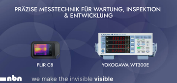 Präzise Messtechnik für Wartung, Inspektion & Entwicklung mit FLIR C8 & YOKOGAWA WT300E